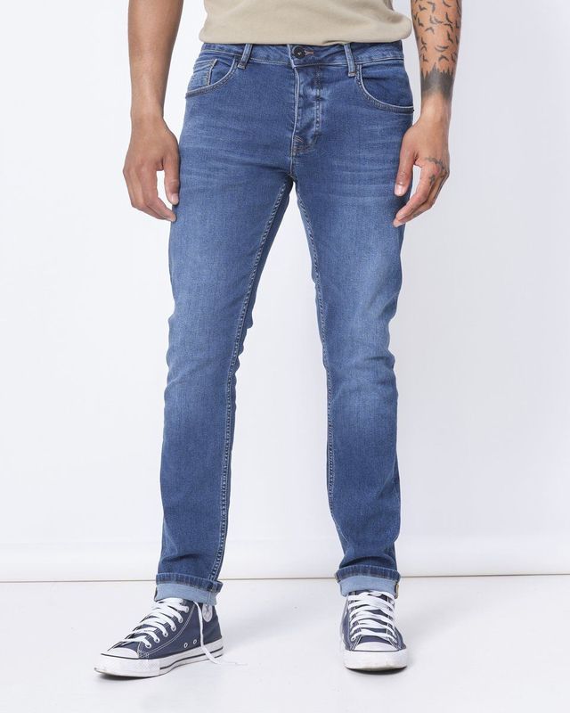 J.C. Rags - Jimmy - Jeans - Blauw - Katoen
