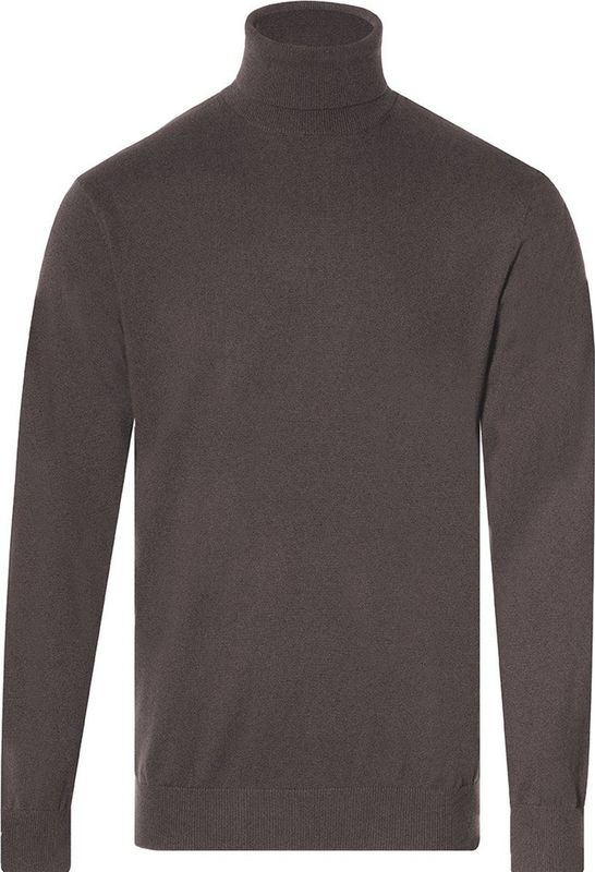 The BLUEPRINT - Premium Pullover Rollneck - Donkerbruin - Heren