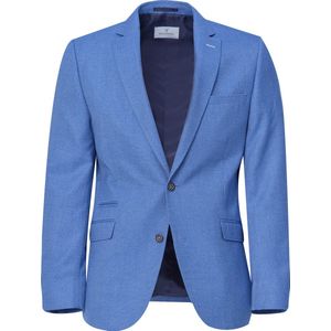 The Blueprint - Blazer - Blauw - Katoen