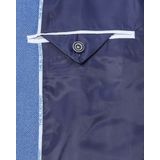 The Blueprint - Blazer - Blauw - Katoen