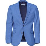 The Blueprint - Blazer - Blauw - Katoen