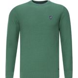 Campbell - Heren Trui - Deep Grass Green - Ronde Hals