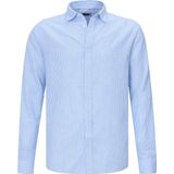 J.C. Rags - Overhemd - Blauw - Katoen