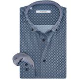 The Blueprint - Overhemd - Blauw - Katoen