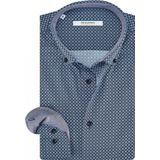 The Blueprint - Overhemd - Blauw - Katoen