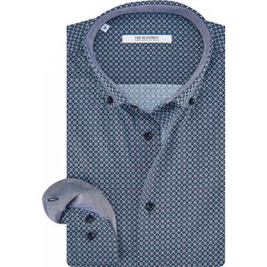 The Blueprint - Overhemd - Blauw - Katoen