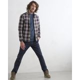 J.C. RAGS - Reed Overshirt - Bruin - Katoen