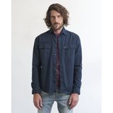 J.C. Rags - Overhemd - Blauw - Katoen