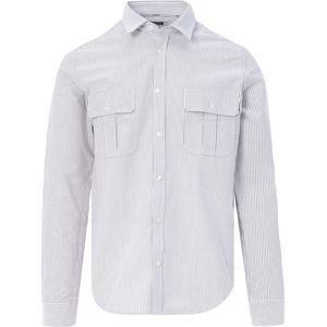 J.C. RAGS - Ruster - Casual Overhemd - Lange Mouw - Blauw - Katoen