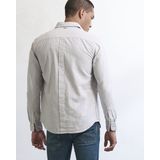 J.C. Rags - Ruster - Overhemd - Casual - Lange Mouwen - Blauw - Katoen