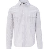 J.C. Rags - Ruster - Overhemd - Casual - Lange Mouwen - Blauw - Katoen