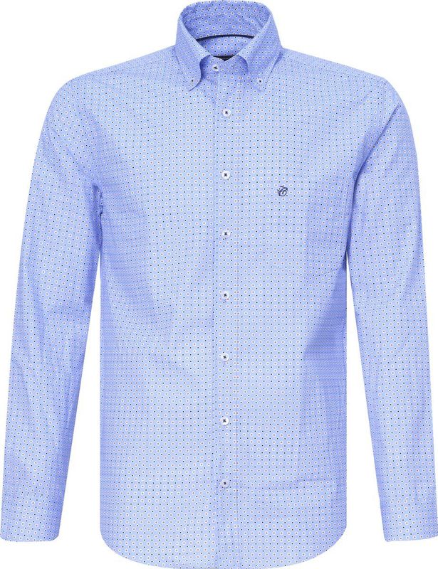 Campbell Casual overhemd met lange mouwen