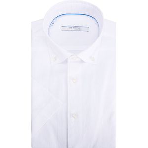 The BLUEPRINT Overhemd - Korte Mouw - Wit - 100% Katoen