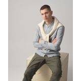 J.C. RAGS - Jeroen Casual Overhemd - Lange Mouw - Blauw - Katoen