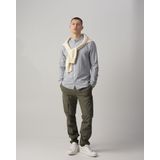 J.C. RAGS - Jeroen Casual Overhemd - Lange Mouw - Blauw - Katoen