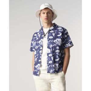 J.C. Rags Elvis floral casual overhemd met korte mouwen