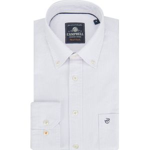 Campbell - Classic Casual Overhemd - Lavendel - Katoen - Lange Mouwen