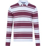 Campbell - Polo LM - Heren Polo - Lange Mouw - Nocturne Streep - 100% Katoen