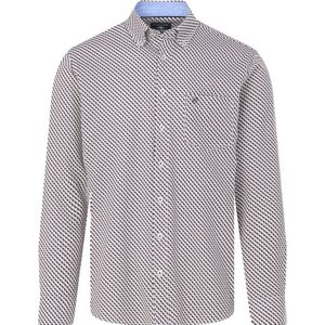 Campbell Casual overhemd met lange mouwen