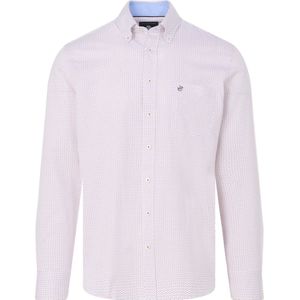 Campbell - Casual Overhemd - Roze - Lange Mouwen - 100% Katoen