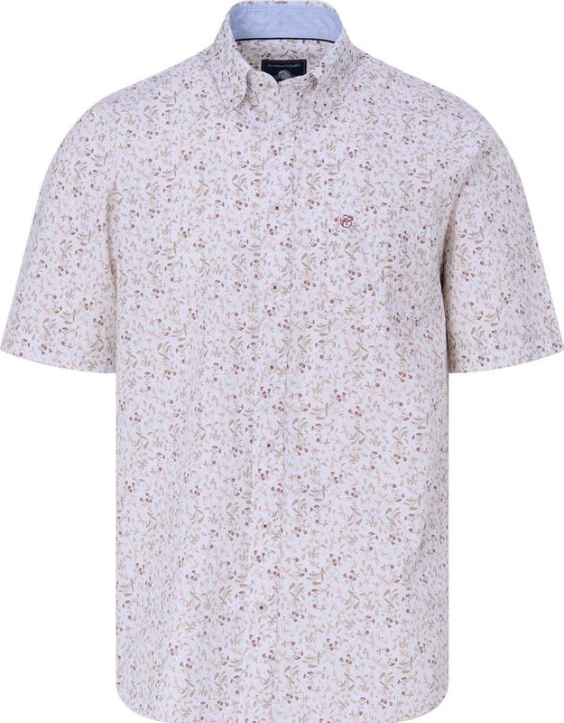 Campbell - Casual Overhemd - Aqua - Katoen