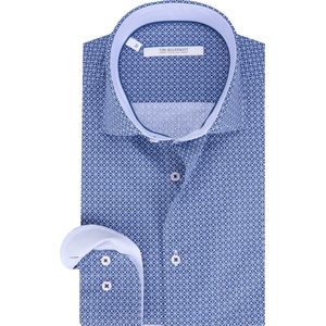 The Blueprint - Overhemd - Blauw - Katoen