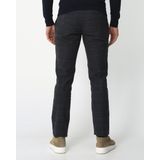 Campbell - Chino Broek - Blauw Ruitdessin - Katoen Polyester Viscose Elasthaan