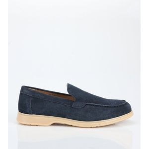 Campbell - Classic Loafers - Navy - Suède