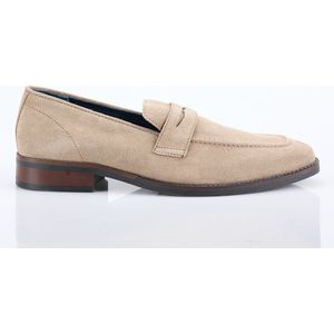 Recall - Loafers - Taupe - Suède - Comfortabele Pasvorm