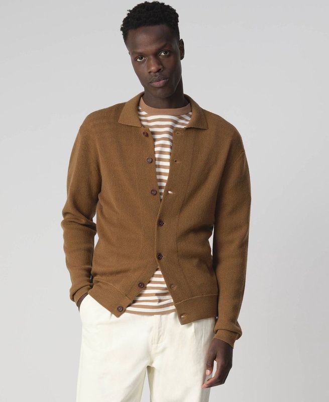 J C RAGS Raven Polo Heren lange mouw