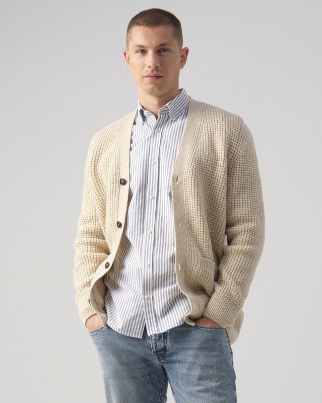 J.C. RAGS Ryker Heren Vest - Blauw - Katoen