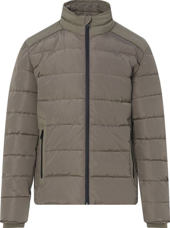 Campbell - Gewatteerde Jas - Bruin - Uni