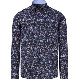 Campbell - Casual Overhemd - Nachtblauw - Heren