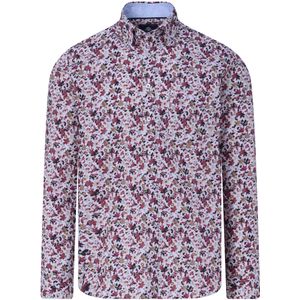 Campbell - Casual Overhemd - Rood - Lange Mouwen