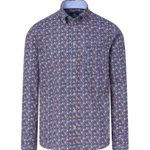 Campbell - Casual - Overhemd - Rood Ochre - Lange Mouw