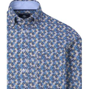 Campbell - Classic Casual Overhemd - Lange Mouwen - Kleur - Materiaal