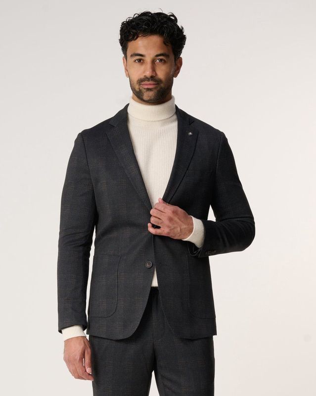 Campbell - Colbert - Bruin - 70% Polyester, 28% Viscose, 2% Elastaan