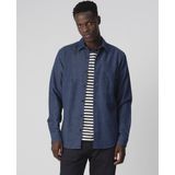 J.C. RAGS - Rix Casual - Overhemd - Blue Indigo - 100% Katoen