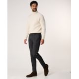Campbell - Pantalon - Bruin - Geweven Materiaal - Regular Fit