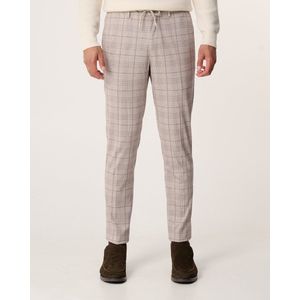 Campbell Pantalon Heren - Beige grote ruit