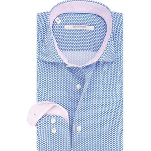 The Blueprint - Overhemd - Blauw - Katoen