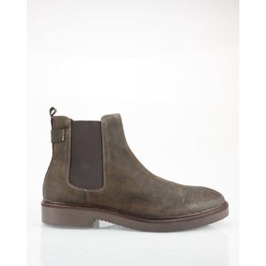 Campbell - Hudson Boots - Donkergrijs - Suède - Leren Voering