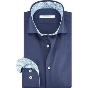 The BLUEPRINT Premium - Overhemd - Navy - Lange Mouw
