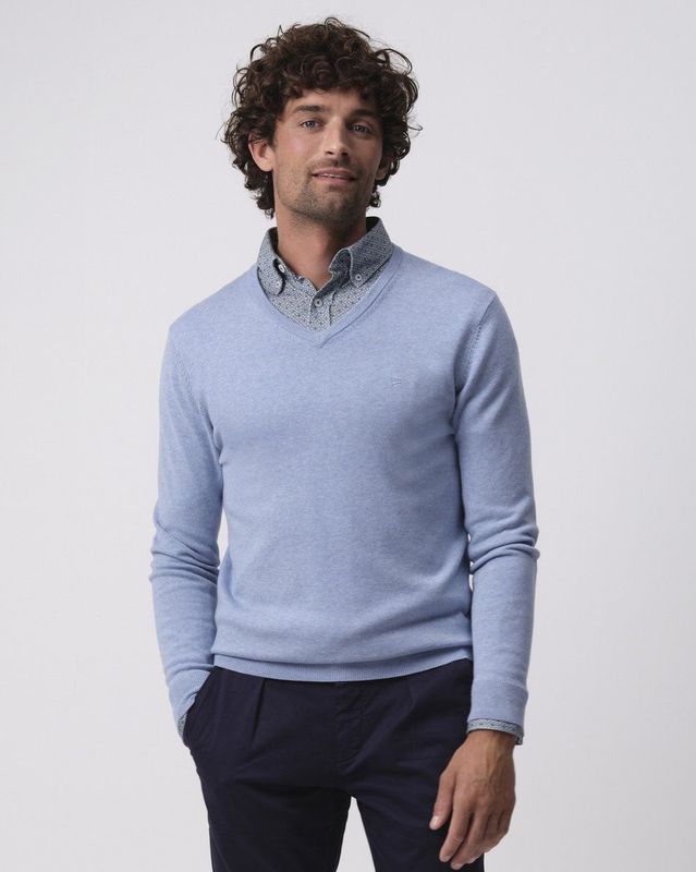 Campbell Trui Classic Trui V 067833 Donkerblauw 001 380 Mannen