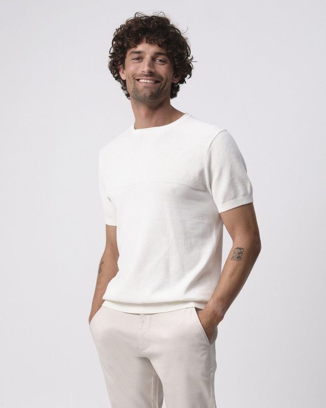 Campbell - Norman - T-shirt - Coconut Milk - 100% Katoen