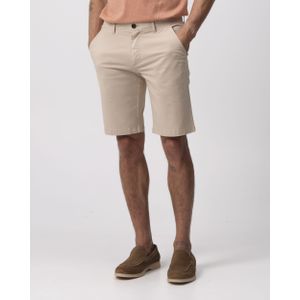 Campbell - Salford - Korte Broek - Effen Beige - 98% Katoen, 2% Elastaan