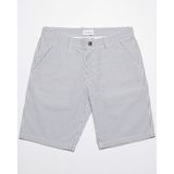 Campbell - Seerford - Korte Broek - Wit Gestreept - 100% Katoen