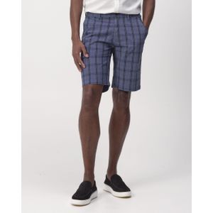 Campbell - Checkford - Korte Broek - Blue Fusion - 98% Katoen, 2% Elastaan