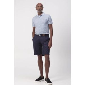 Campbell - Stanson AOP - Poloshirt - Chambray Blue - Katoen