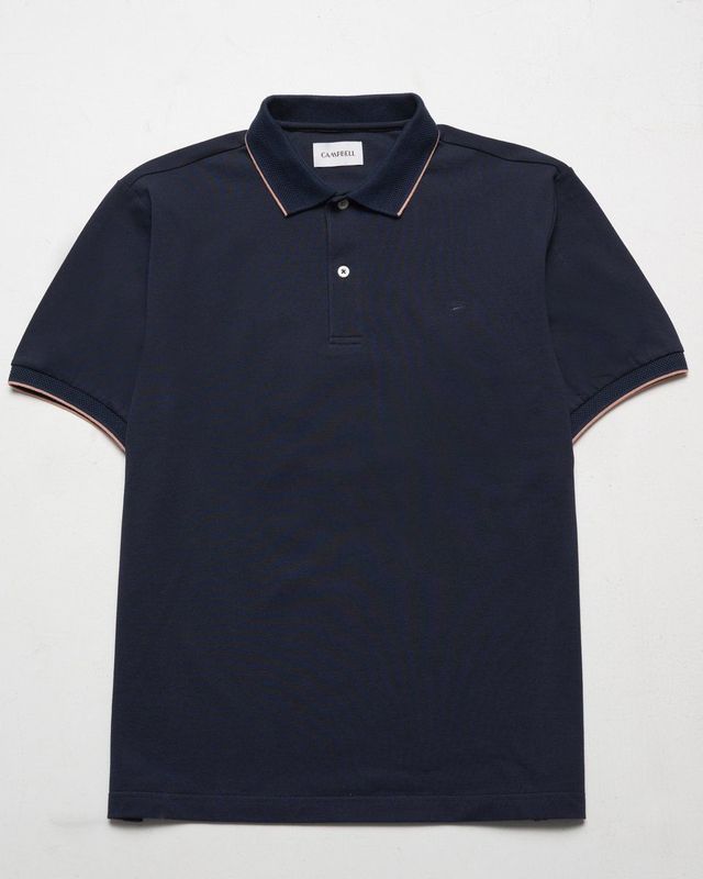 Campbell - Jordan Polo - Poloshirt - Night Sky - Katoen
